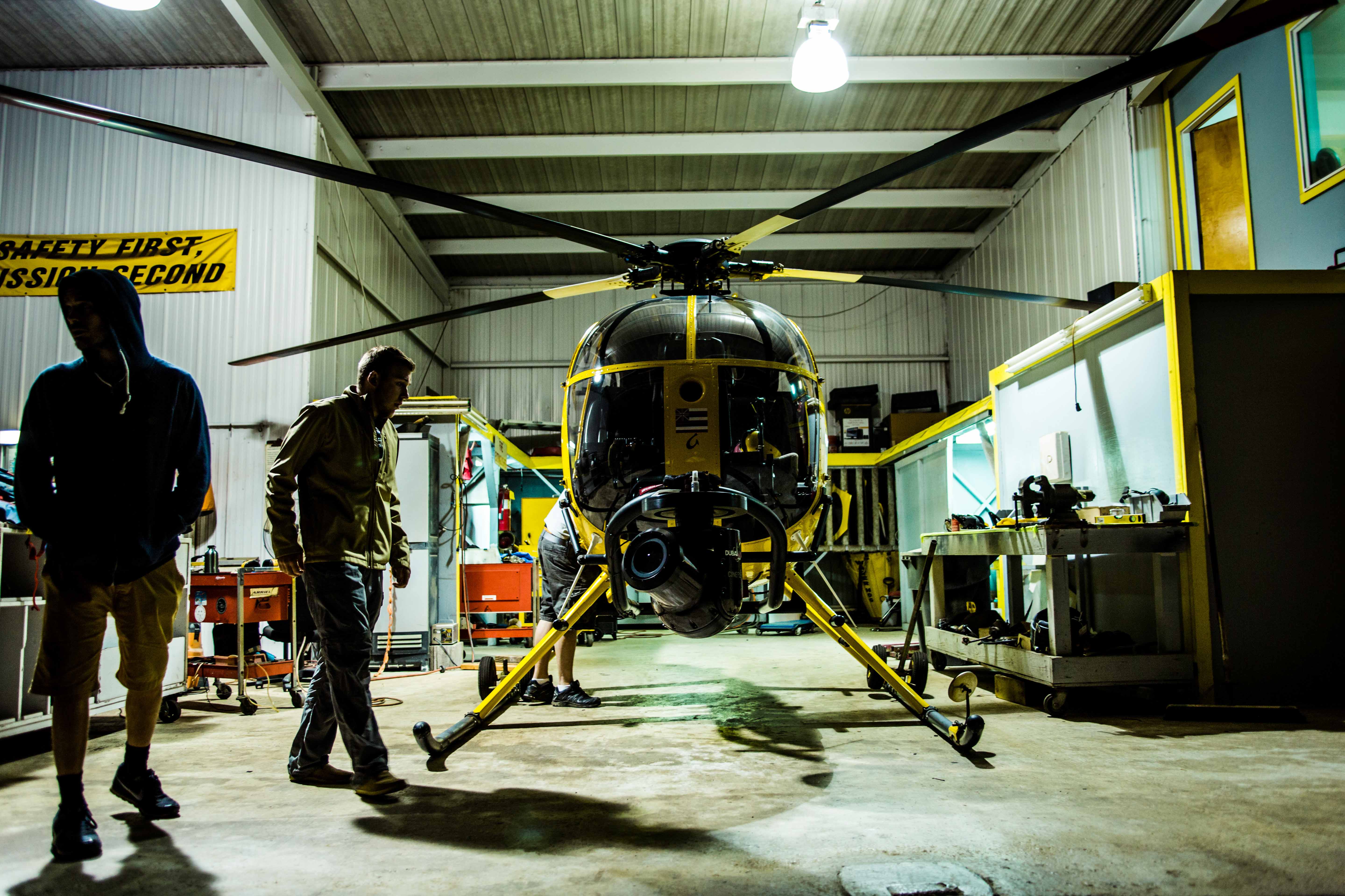 Taking the helicopter to shoot with the 'cineflex ultra' camera system.jpg